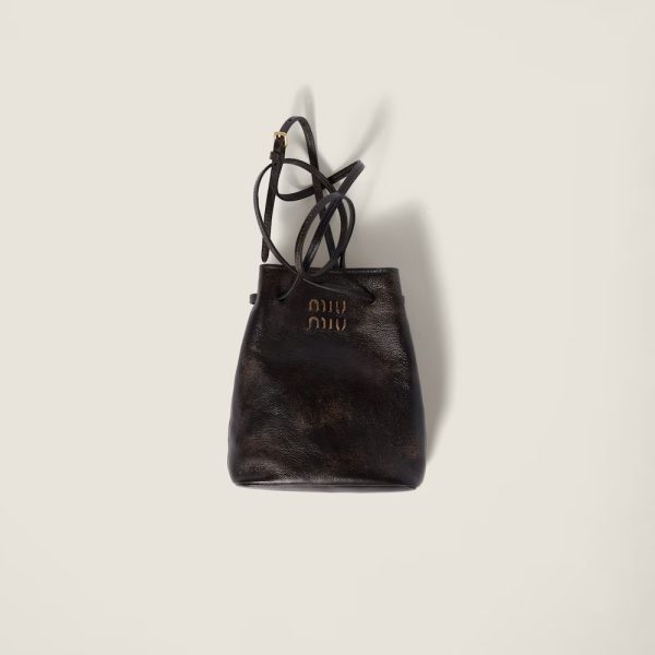 Nappa leather pouch