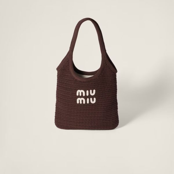 IVY Raffia effect woven tote bag