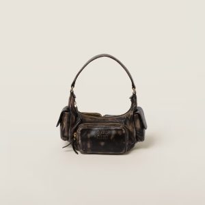 Pocket nappa leather bag