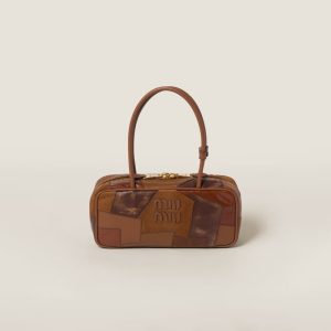 Beau Leather collage handbag