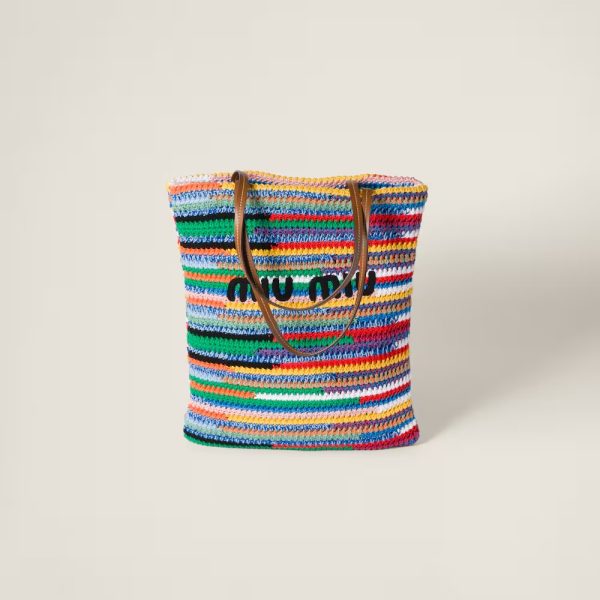 Crochet tote bag