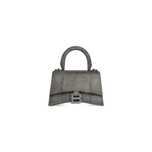 Women's Hourglass Handbag Xs With Rhinestones