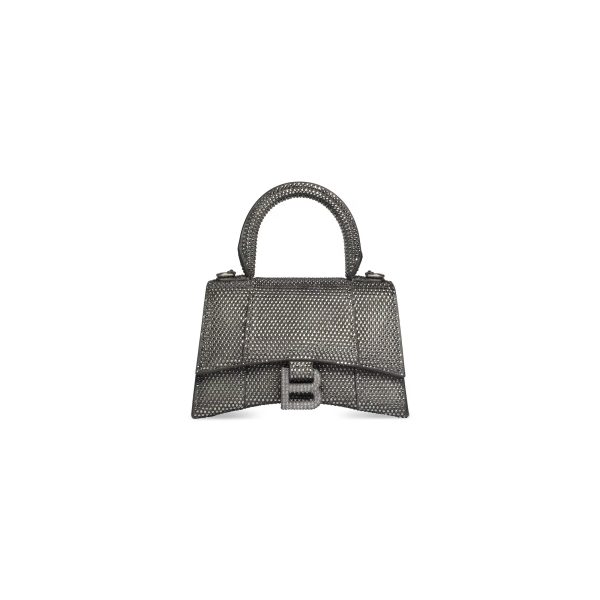 Women's Hourglass Handbag Xs With Rhinestones