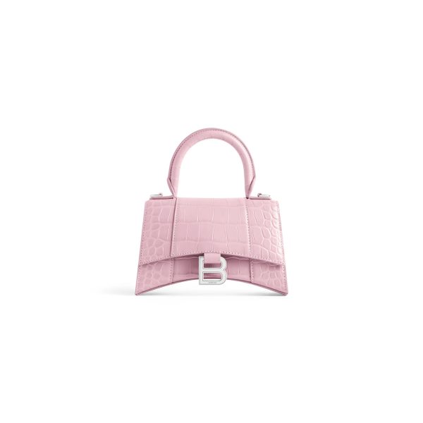 Women's Hourglass Handbag Xs in White