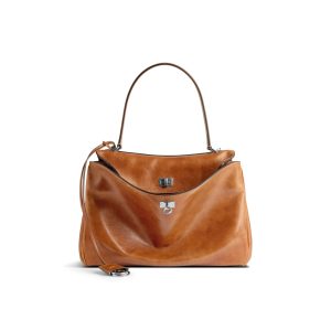 Women's Rodeo Handbag Medium in Tan Cowboy